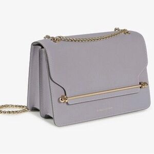 Strathberry East West bag in Frost Grey / Lavender Perfect for Spring